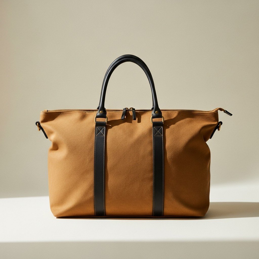 Leather-Handled Carryall — Optimized Goodies Co.