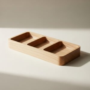 Oak Desk Organizer — Optimized Goodies Co.