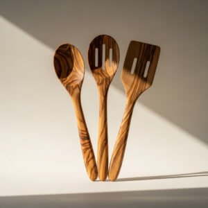 Olive Wood Utensil Set — Optimized Goodies Co.