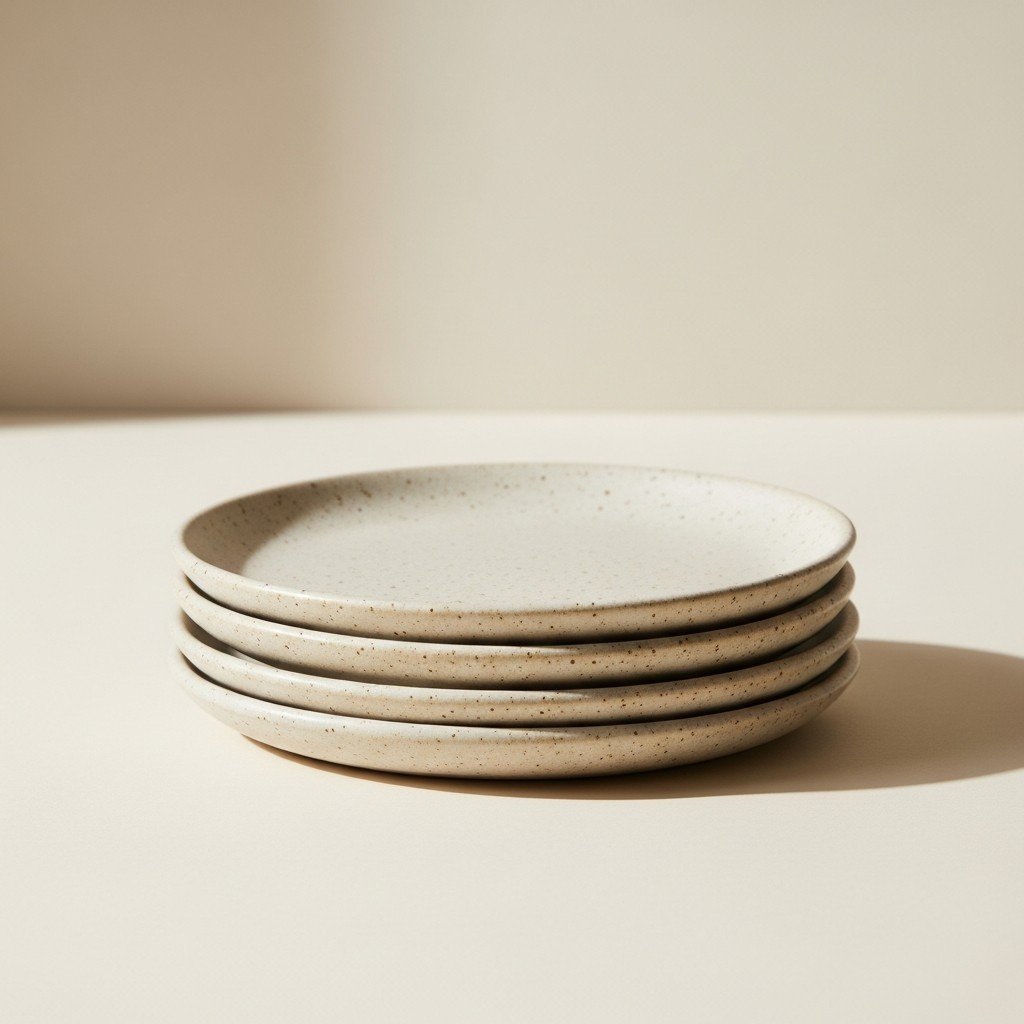 Speckled Side Plates, Set of Four — Optimized Goodies Co.