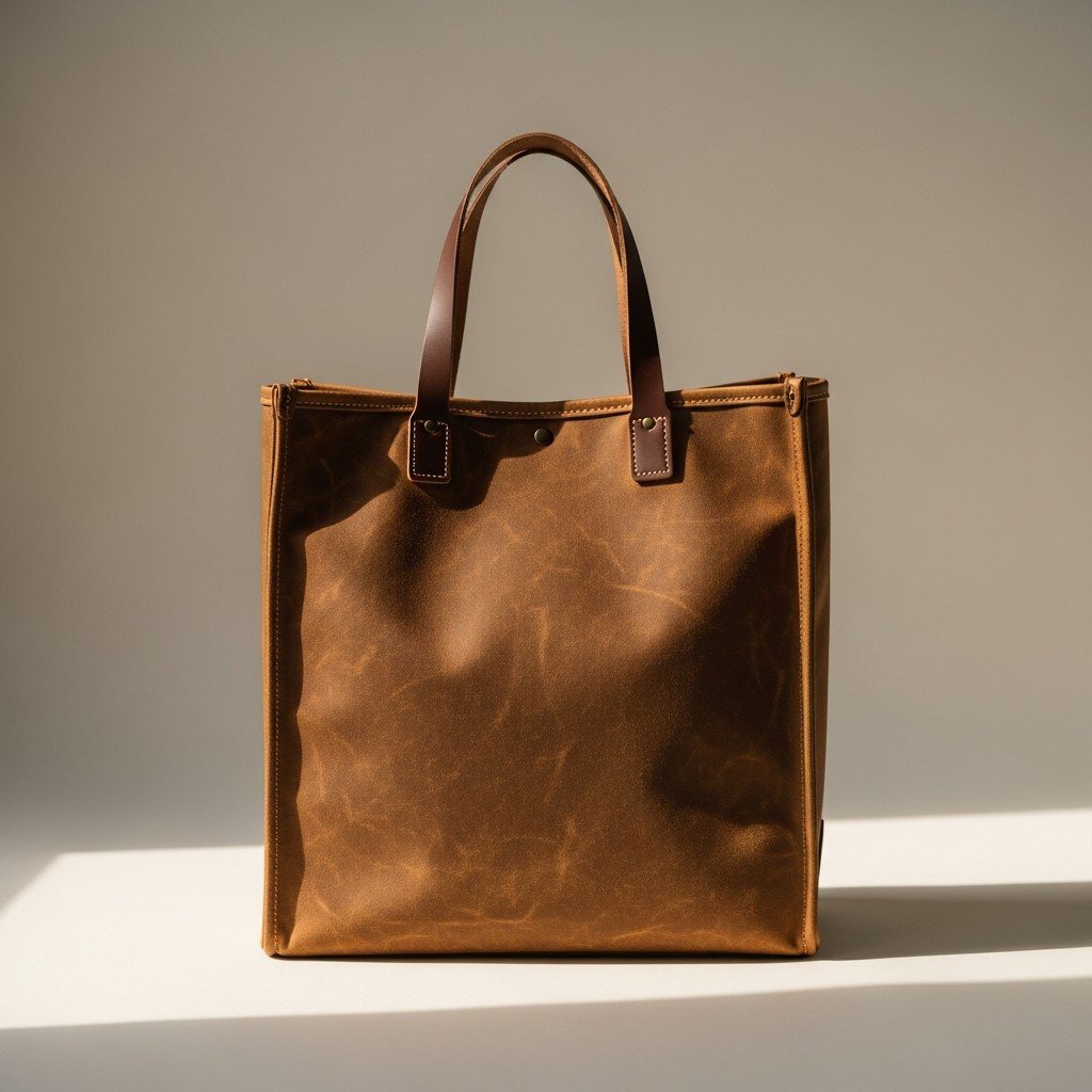 Waxed Canvas Market Tote — Optimized Goodies Co.